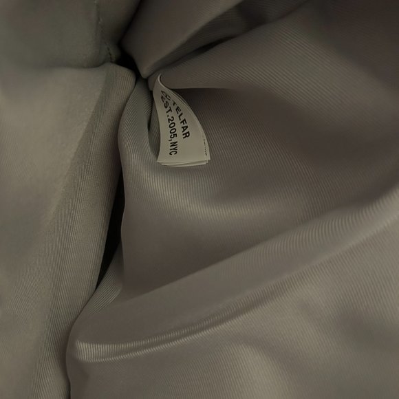 Telfar Medium Silver Shopping Bag tote vegan leather - Picture 6 of 8